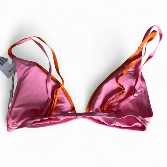 L*Space NWT Finneas Bikini Top Guava Large - Picture 3 of 6